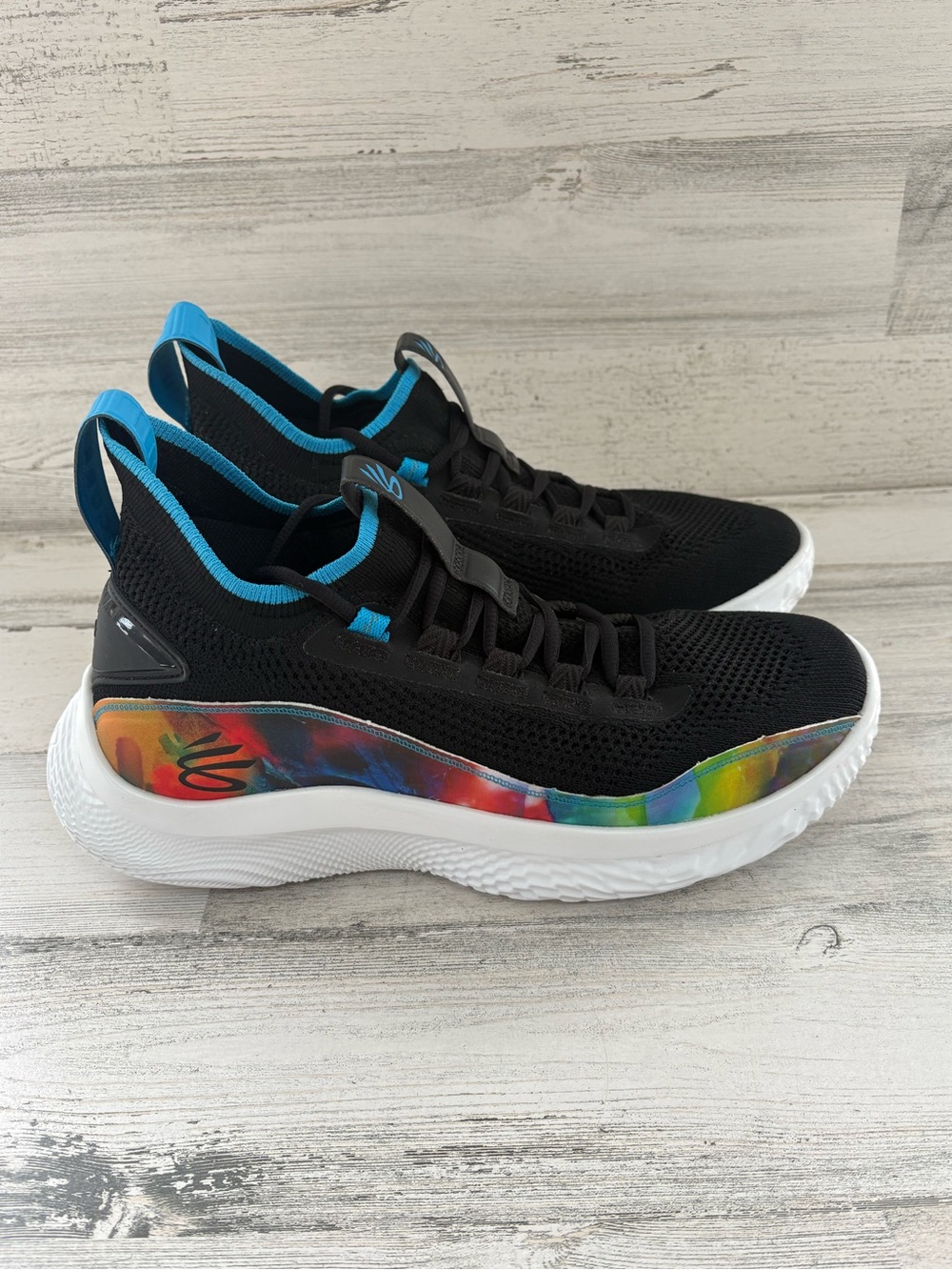 Under Armour Men’s Size 10 Curry 8 Feel Good Flow Lace Up Basketball Shoes